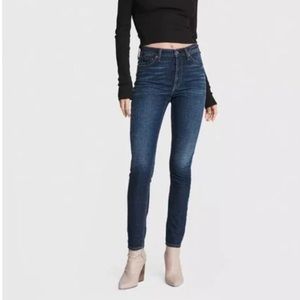 Rag & Bone High Rise Skinny Jean Blue SIZE 26